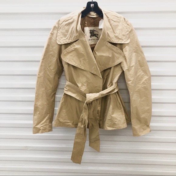 Burberry Prorsum Polyester Trench Jacket Size 6